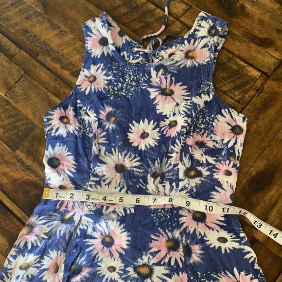 KIRRA Mini Floral Blue Dress Size Small - Picture 8 of 10